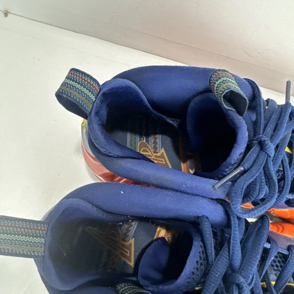 NIKE AIR FOAMPOSITE ONE BLUE VOID RUGGED‎ ORANGE CJ0303 400 SIZE 11 KNICKS